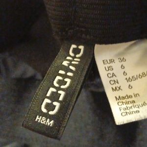 Divided size 6 leather pants